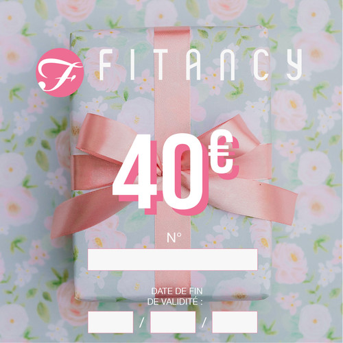 Chèque cadeau FITANCY.FR - Valeur 40 euros Fitancy  - Fitancy lingerie