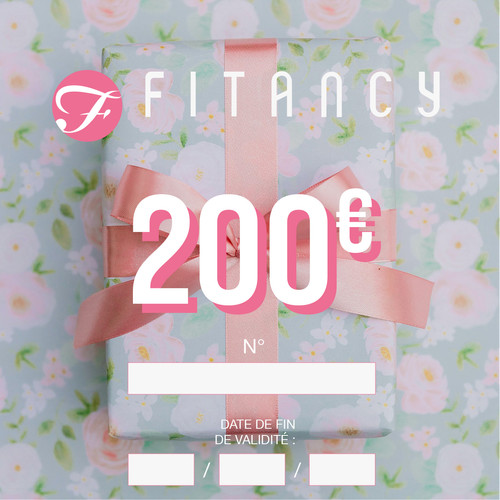 Chèque cadeau FITANCY.FR - Valeur 200 euros Fitancy  - Fitancy lingerie