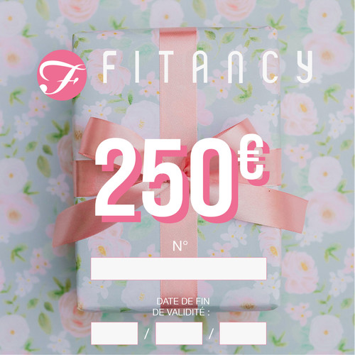 Chèque cadeau FITANCY.FR - Valeur 250 euros Fitancy  - Fitancy lingerie