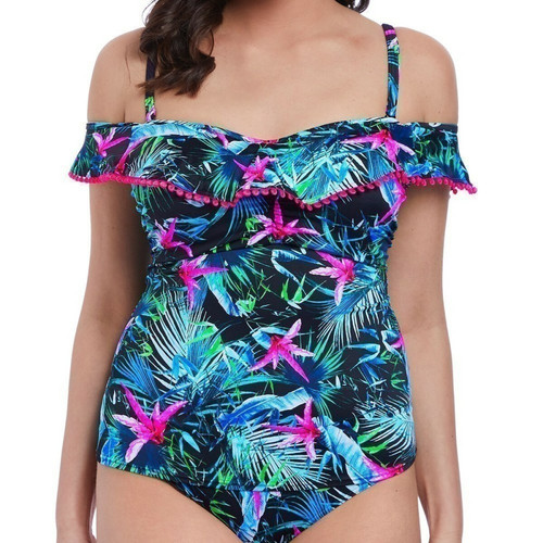 Tankini armatures Freya Maillots JUNGLE FLOWER black tropical - Freya Maillots - Tankini freya grande taille
