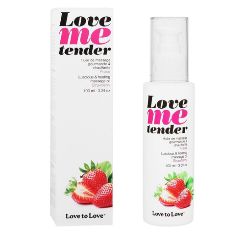 Love Me Tender - Fraise - Love to Love - Sexualite huile creme sensuelles