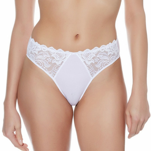 Slip  blanc - Wacoal lingerie - Culotte blanc