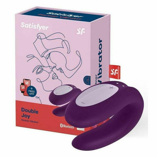 Stimulateur connecté pour couple  - Violet - Satisfyer - Sexualite sextoys