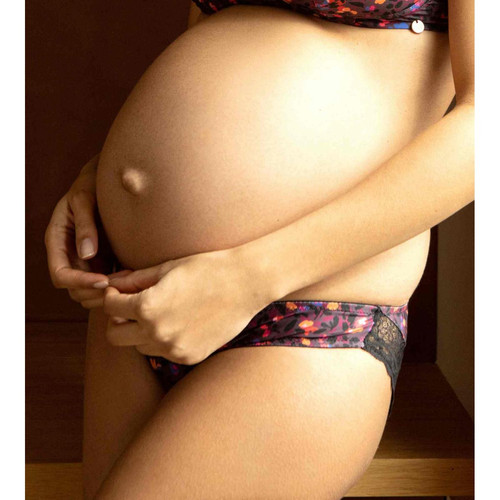 Culotte de grossesse taille basse - Cache Cœur Lingerie Multicolore - Cache Coeur - Culotte maternite