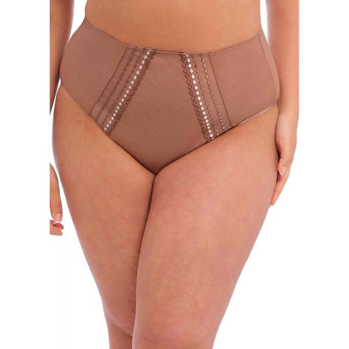 Culotte taille haute - Nude MATILDA en nylon - Elomi - Lingerie elomi grande taille culottes taille haute