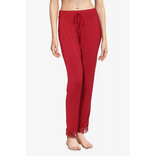Pantalon pyjama Femilet MIA Rouge en coton modal - Femilet - Aux couleurs du pere noel