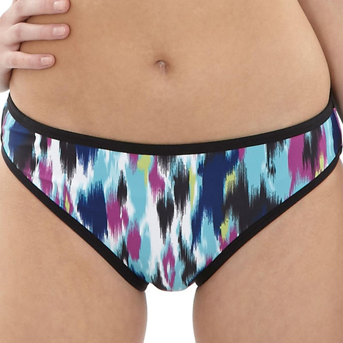 Slip de bain Cleo by Panache AVRIL abstract print bleu Cléo by Panache Maillot  - Maillot de bain cleo by panache grande taille