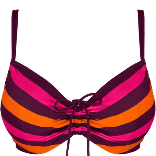 Haut de maillot de bain multi-coupes - Multicolore Prima Donna PUNCH violet Prima Donna Maillot  - Promo maillot de bain grande taille bonnet c