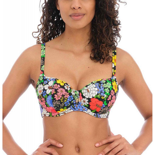 Haut de maillot de bain décolleté cœur armatures - Multicolore FLORAL HAZE en nylon - Freya Maillots - Maillots de bain imprime floral femme