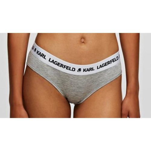 Culotte classique logotee - Gris  Karl Lagerfeld  - Karl lagerfeld lingerie