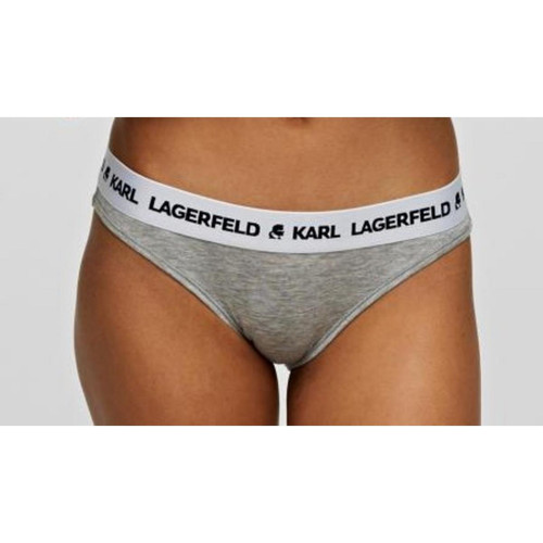 Culotte logotee - Gris  - Karl Lagerfeld - Culotte grise