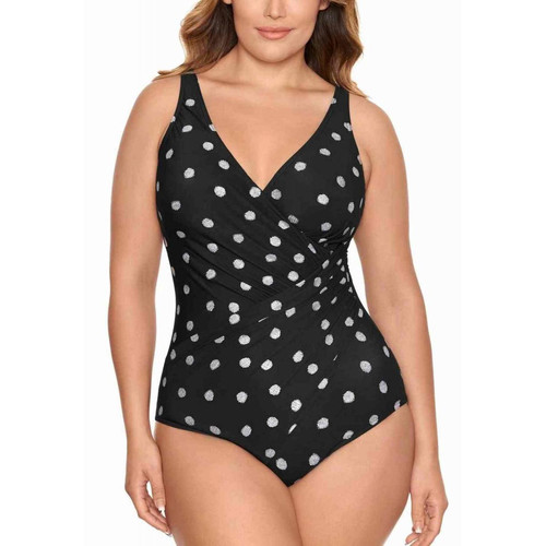 Miraclesuit Maillot 1 pièce gainant DD CUP PRINTS