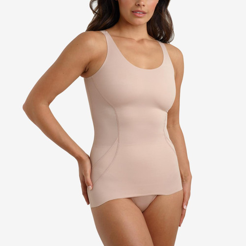 Top gainant Miraclesuit Fit and firm - Nude en nylon