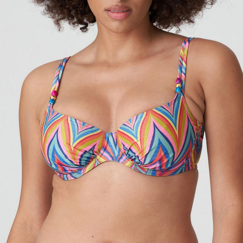 Haut de bikini emboîtant Prima Donna Kea multicolore  - Prima Donna Maillot - Maillot bonnet h