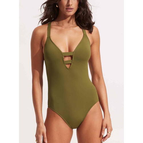 Seafolly Maillot 1 pièce classique Seafolly Collective