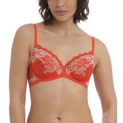 Soutien-gorge Emboîtant Armatures - Orange Wacoal lingerie LACE PERFECTION en nylon Wacoal lingerie  - Soutien gorge wacoal